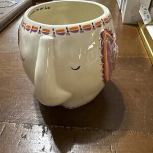 Natural Life Alway's Remember You Are Loved Elephant Shaped Mug Boho Hippie